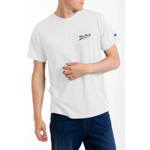 T-Shirt maniche corte uomo in cotone Force bianca tg M