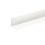 Profilo angolare in PVC bianco Arcansas, 25x25x2600 mm, per diverse applicazioni.