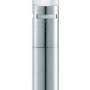 Lampada da vialetto a LED Steinel GL60 in acciaio inox e vetro opale, con rilevatore di movimento.