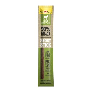 GimDog Sport Stick Agnello, gustoso snack masticabile per cani con 90% di carne.