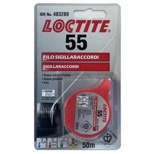 Loctite 55 filo sigillante per idraulica e riscaldamento, 50 m.