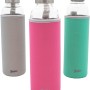 Culinario borraccia in vetro con custodia colorata, 550ml, colori assortiti.