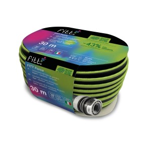 Tubo per irrigazione t.b.t. verde da 30m con raccordo.