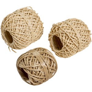 Set da 3 di spago beige in polipropilene antistrappo di vari spessori.