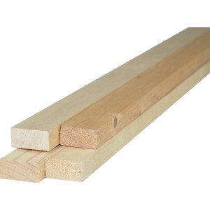 Listelli in legno grezzo: Strisce di legno non trattato per progetti di costruzione e artigianato.