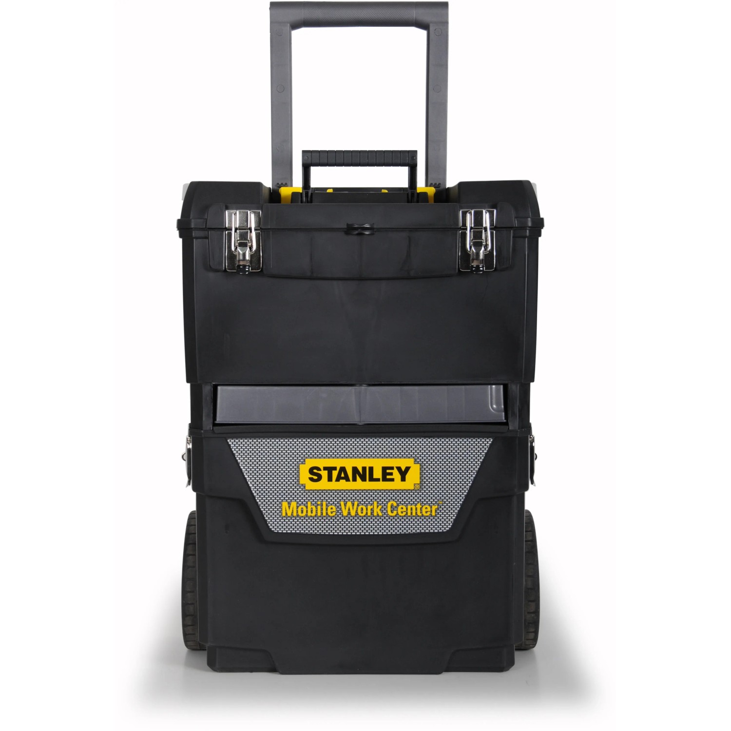 Carrello portautensili Stanley 1-93-968 con maniglia e ampio spazio di stoccaggio.