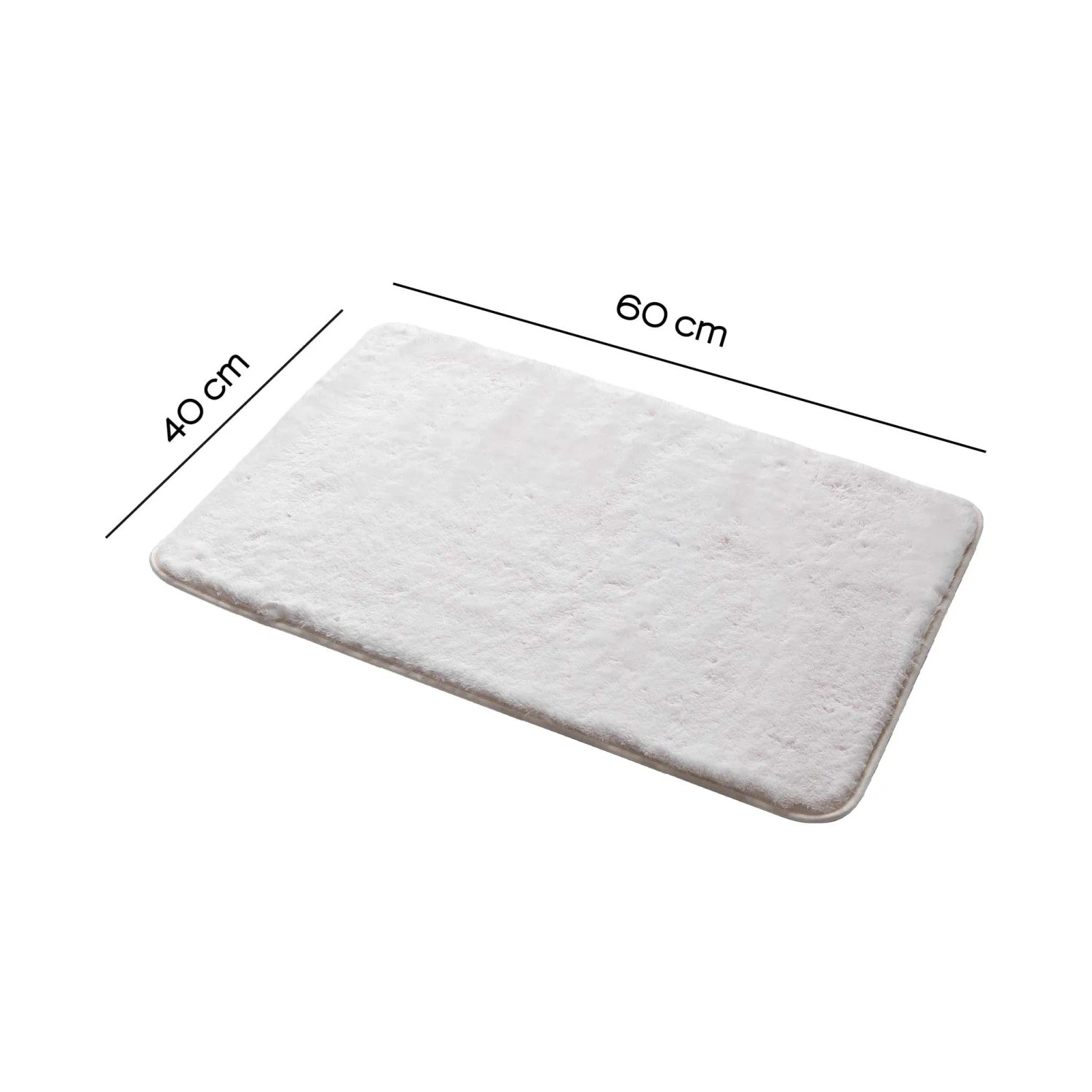 Kaela - Tappeto Per Doccia Tappetino Vasca Da Bagno Rettangolare 37 X