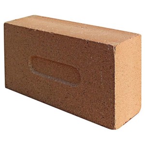Singolo mattone t.b.t. marrone per costruzione.