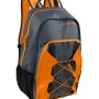 Zaino grigio e arancione t.b.t. per campeggio e outdoor.