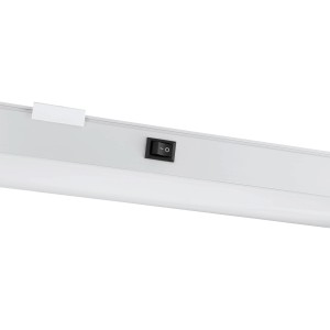 Lampada sottopensile LED bianca Eglo Expert Mattanza, 120 cm, con interruttore.