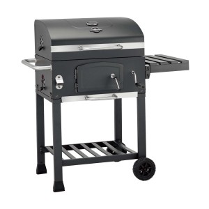 Barbecue a carbonella Jamestown Jaxon nero griglia 57x41.5cm
