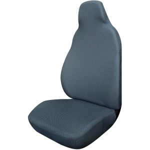 Coprisedile auto grigio per un maggiore comfort in auto.