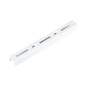 Mensola bianca, lunghezza 50 cm, per scaffali e costruzione di mobili, portata fino a 55 kg.