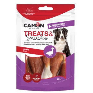 t.b.t. Snack per cani con anatra, senza glutine e senza additivi.