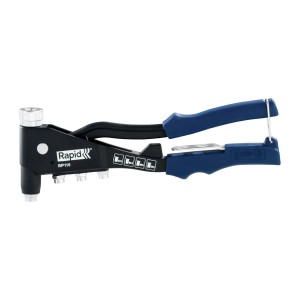 Pinza per rivetti Rapid RP110, blu e nera, per rivetti ciechi di varie dimensioni.