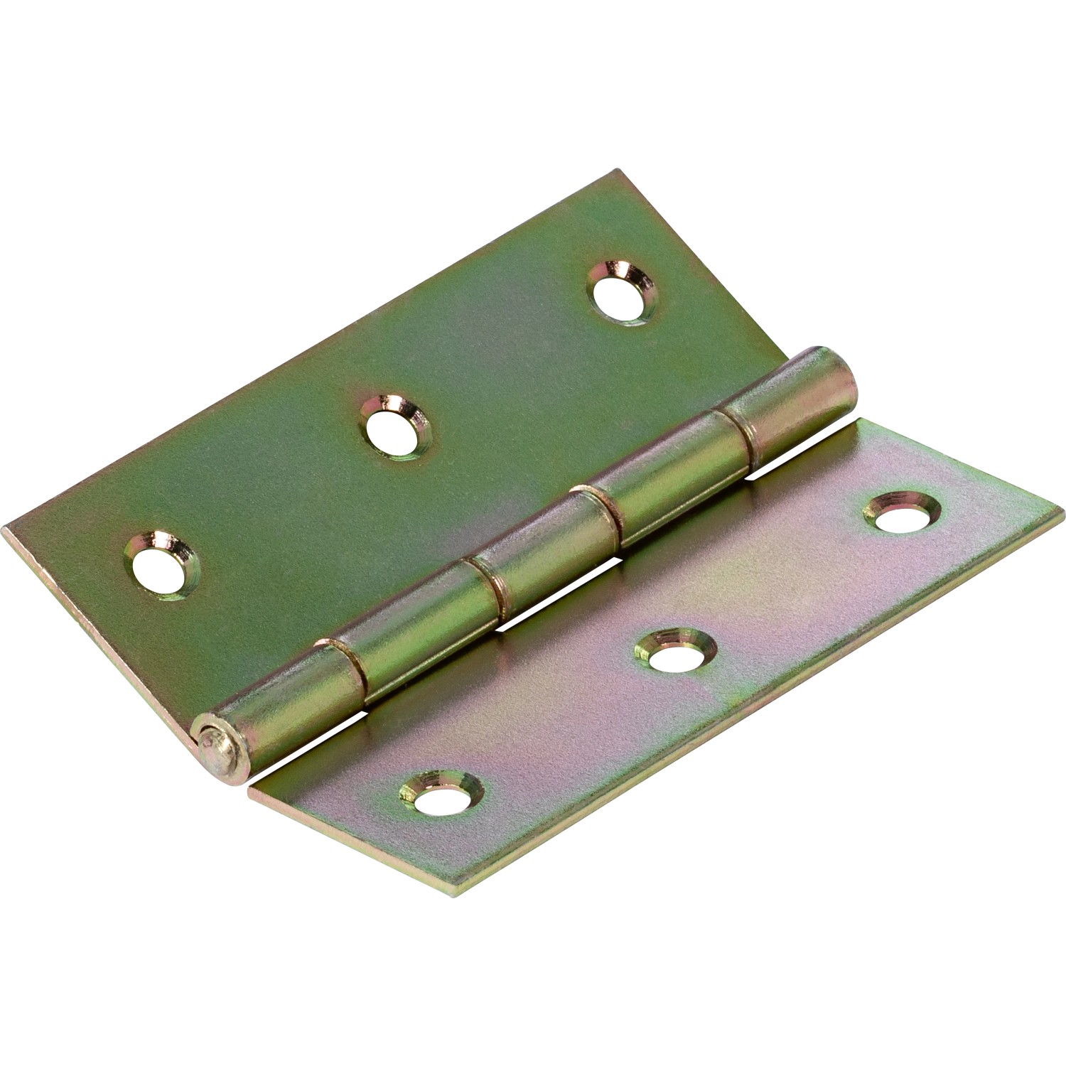 Cerniera stretta zincata gialla, 60x34 mm, per giunzioni mobili.