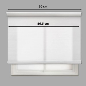 Tenda a rullo Vetas filtrante 90x250 cm bianco