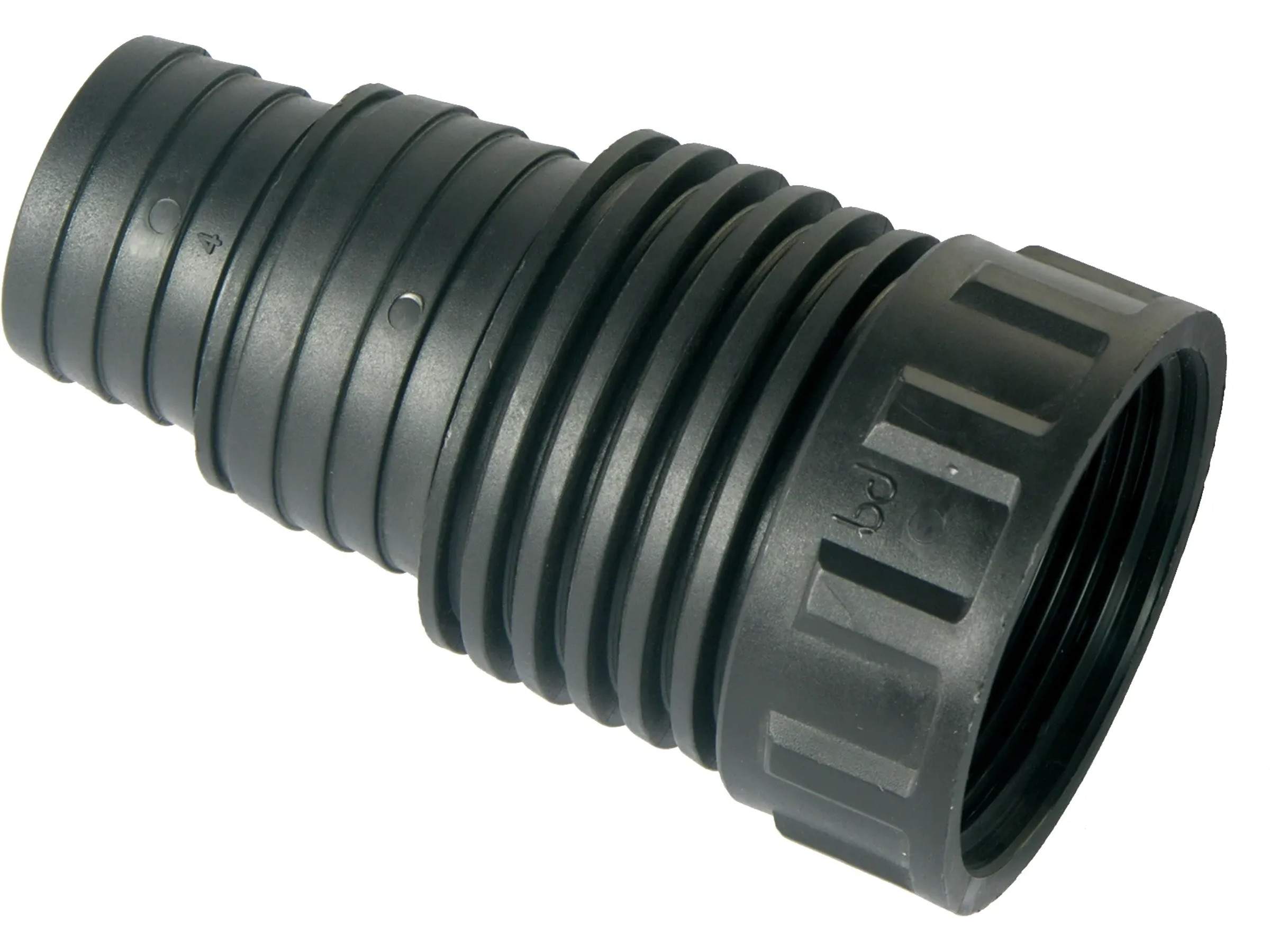 Bradas Eco Raccordo Portagomma Per Tubo Da 1 Pollice: Connettore Riparatore In PVC, Senza Attrezzi, Adatto Per Collegare O Riparare Tubi, Colore Nero/Arancione, 4x2x2 Cm