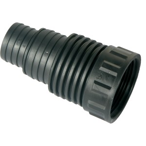 Connettore per tubo flessibile nero per pompe.