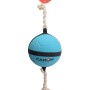 Palla blu con corda per cani, un gioco da masticare t.b.t.