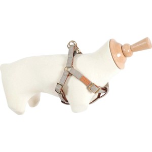 Pettorina grigia per cani di t.b.t. per cani di piccola taglia.