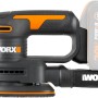 Levigatrice triangolare a batteria Worx WX822.9 Solo 20 V con sacco raccoglipolvere.