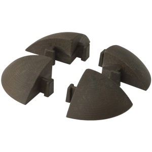 t.b.t. per esterni: Angoli per pavimentazione da esterno, marrone.