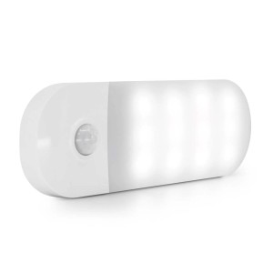 Torce t.b.t. bianca con sensore di movimento. Ideale come luce notturna.