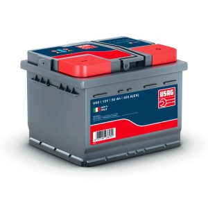 Batteria auto USAG, 12V 50Ah, per un'alimentazione affidabile in auto.