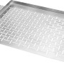 Piastra per grill Jamestown, 39,5x29cm, in acciaio inox con fessure per grigliare a basso contenuto di grassi.