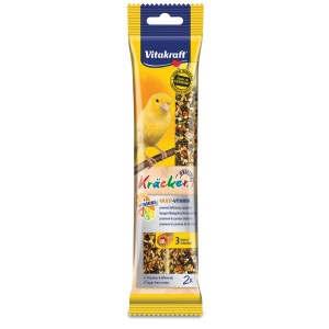 Vitakraft Kräcker per uccelli, snack con vitamine e minerali, ricetta senza zucchero.