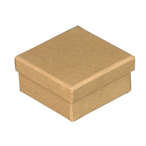 Scatola quadrata marrone per accessori per artisti, ad es. di t.b.t.