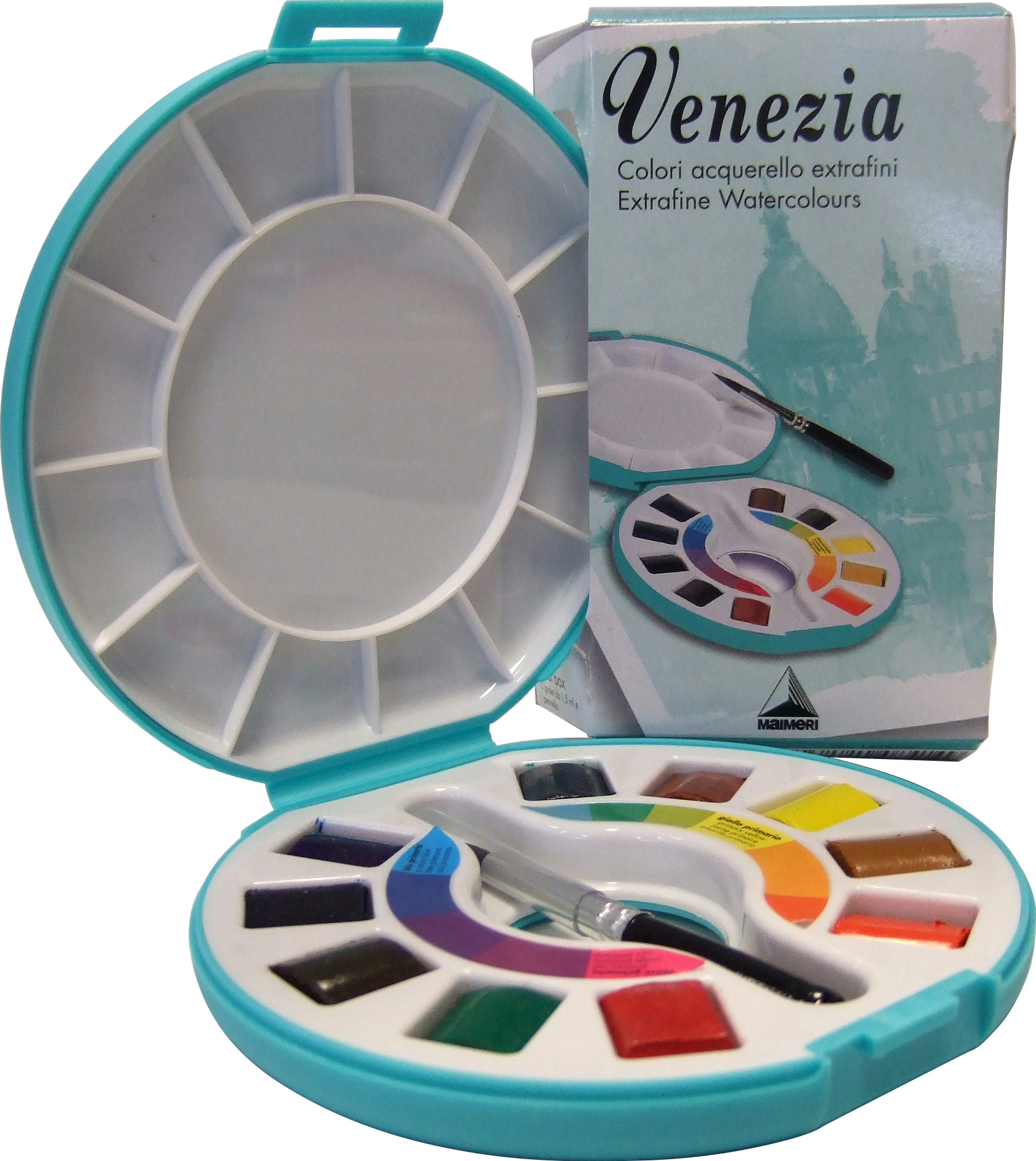 Set acquarello Venezia da 10 godet in colori assortiti