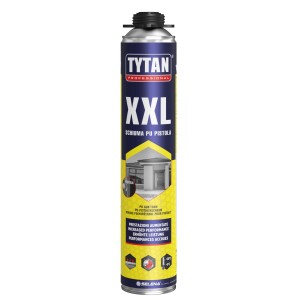 Schiuma poliuretanica a pistola Tytan XXL per sigillanti e siliconi.