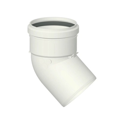 Curva in plastica a 45° Ø 80 mm