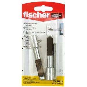 Fischer tassello per calcestruzzo aerato FPX-I M8, 2 pezzi, per carichi elevati.