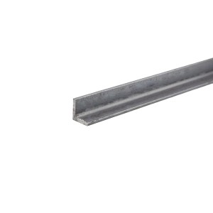 Profilo angolare in metallo grigio t.b.t., adatto a diversi progetti di costruzione.