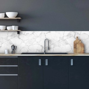 Pannello paraschizzi da cucina effetto marmo, t.b.t. disponibile nello shop online di OBI.