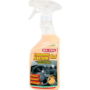 t.b.t. per la cura dell'auto: Pulisce, ravviva e protegge le superfici in plastica dell'auto.
