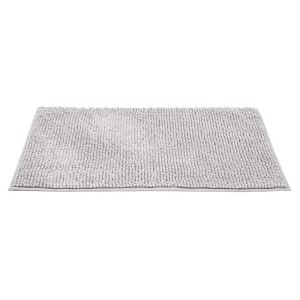 Tappeto da bagno Chenille 50x80 cm grigio chiaro