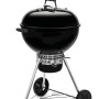 Barbecue a carbonella nero t.b.t. con coperchio e ruote.