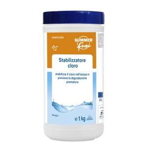 Stabilizzatore cloro protezione cloro per per piscina 1 kg