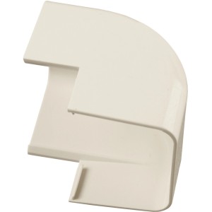 t.b.t. per cavi per locali umidi, copertura angolare bianca.