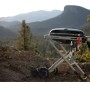 Barbecue a gas t.b.t. compatto e portatile, ideale per campeggio e picnic.