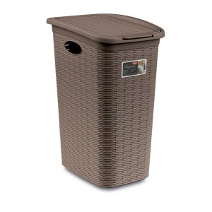 Cesto portabiancheria Elegance 36L tortora