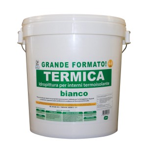 Secchio di pittura per interni bianca "t.b.t.", termoisolante, grande formato.