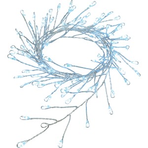 t.b.t. catena luminosa per esterni con LED a forma di goccia.