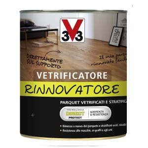 Barattolo di smalto per legno t.b.t. per pavimenti in legno e parquet.