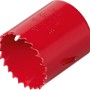 Seghe a tazza LUX Bi-Metallo rosse, Ø 40 mm, per legno, metallo e alluminio.