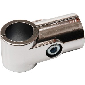 Connettore per sistema cucina t.b.t. in metallo cromato.